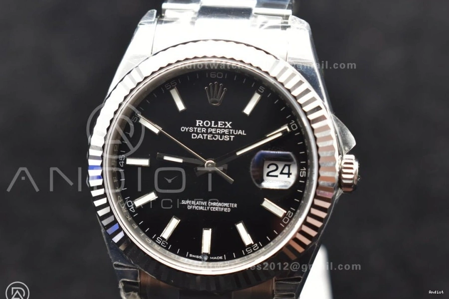 Best 41 SS Bracelet 1:1 DateJust Dial Oyster Black VS3235 904L 126334 VSF Edition on 0302